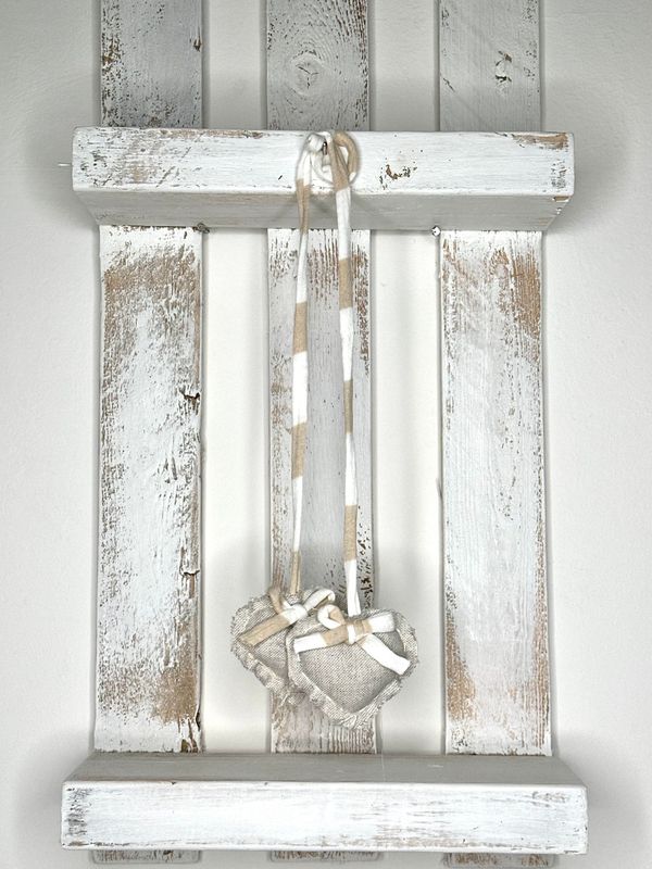 COPPIA CUORI DECORATIVI DA APPENDERE