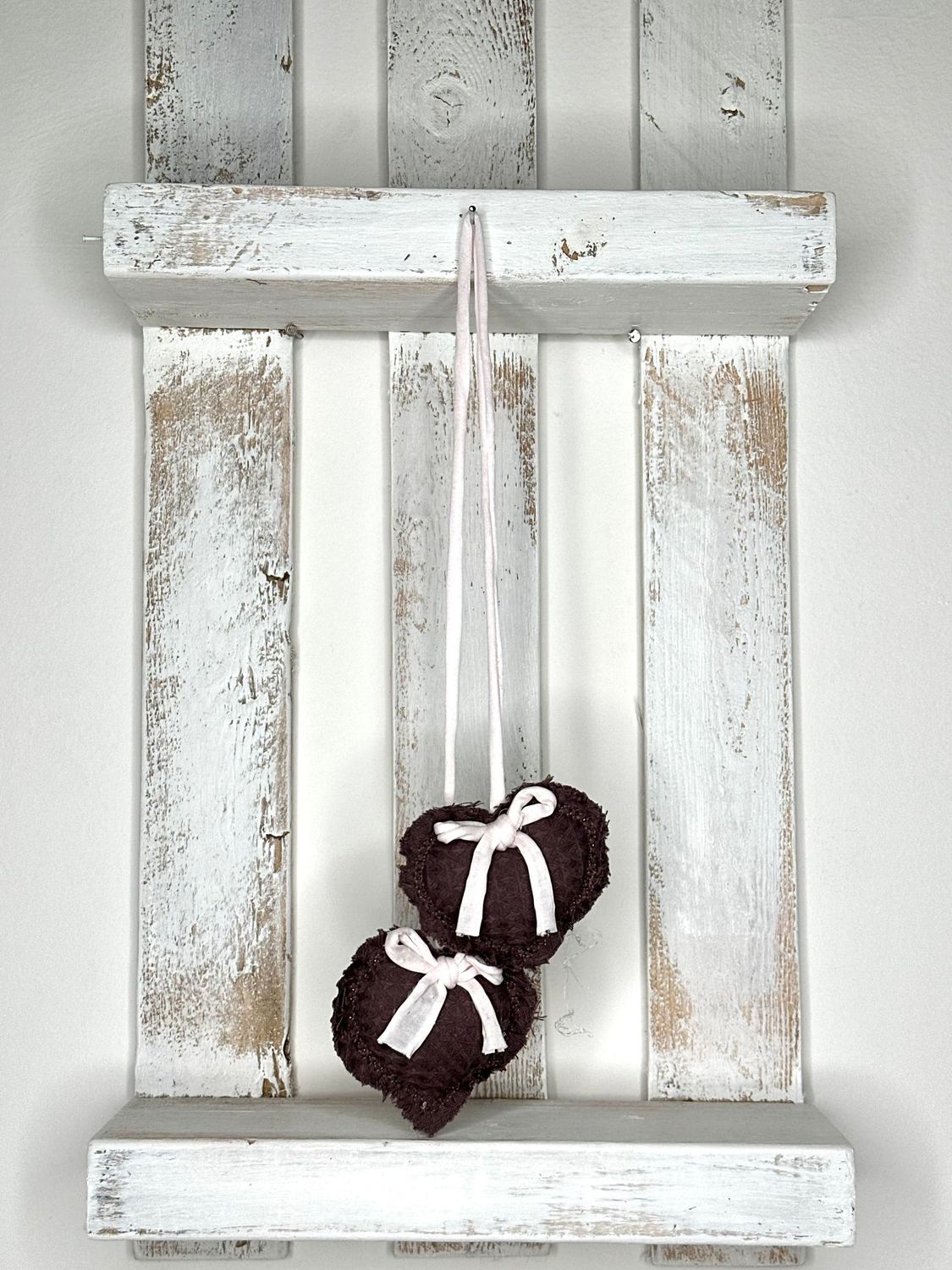 COPPIA CUORI DECORATIVI DA APPENDERE