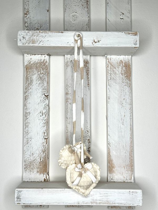 COPPIA CUORI DECORATIVI DA APPENDERE