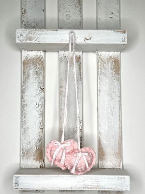 COPPIA CUORI DECORATIVI DA APPENDERE