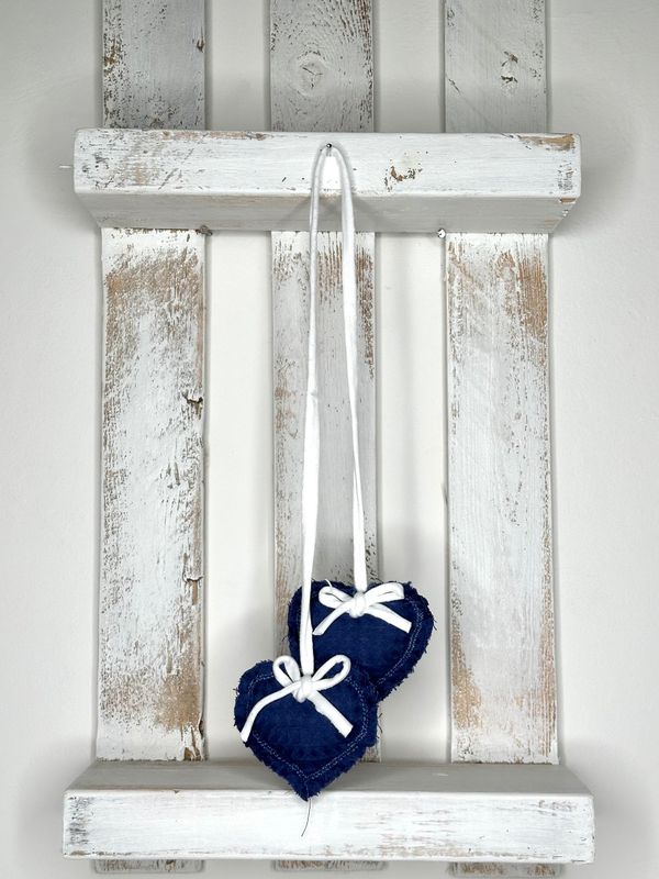 COPPIA CUORI DECORATIVI DA APPENDERE