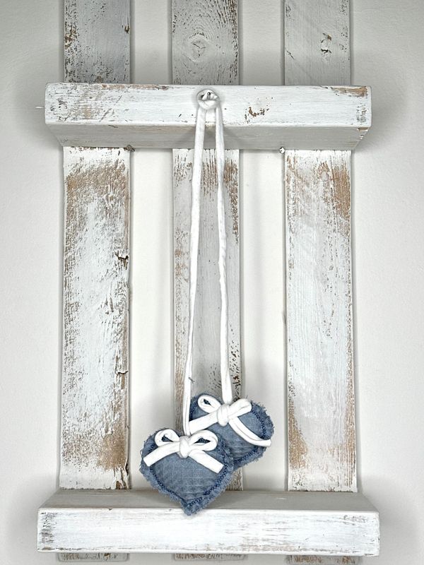 COPPIA CUORI DECORATIVI DA APPENDERE