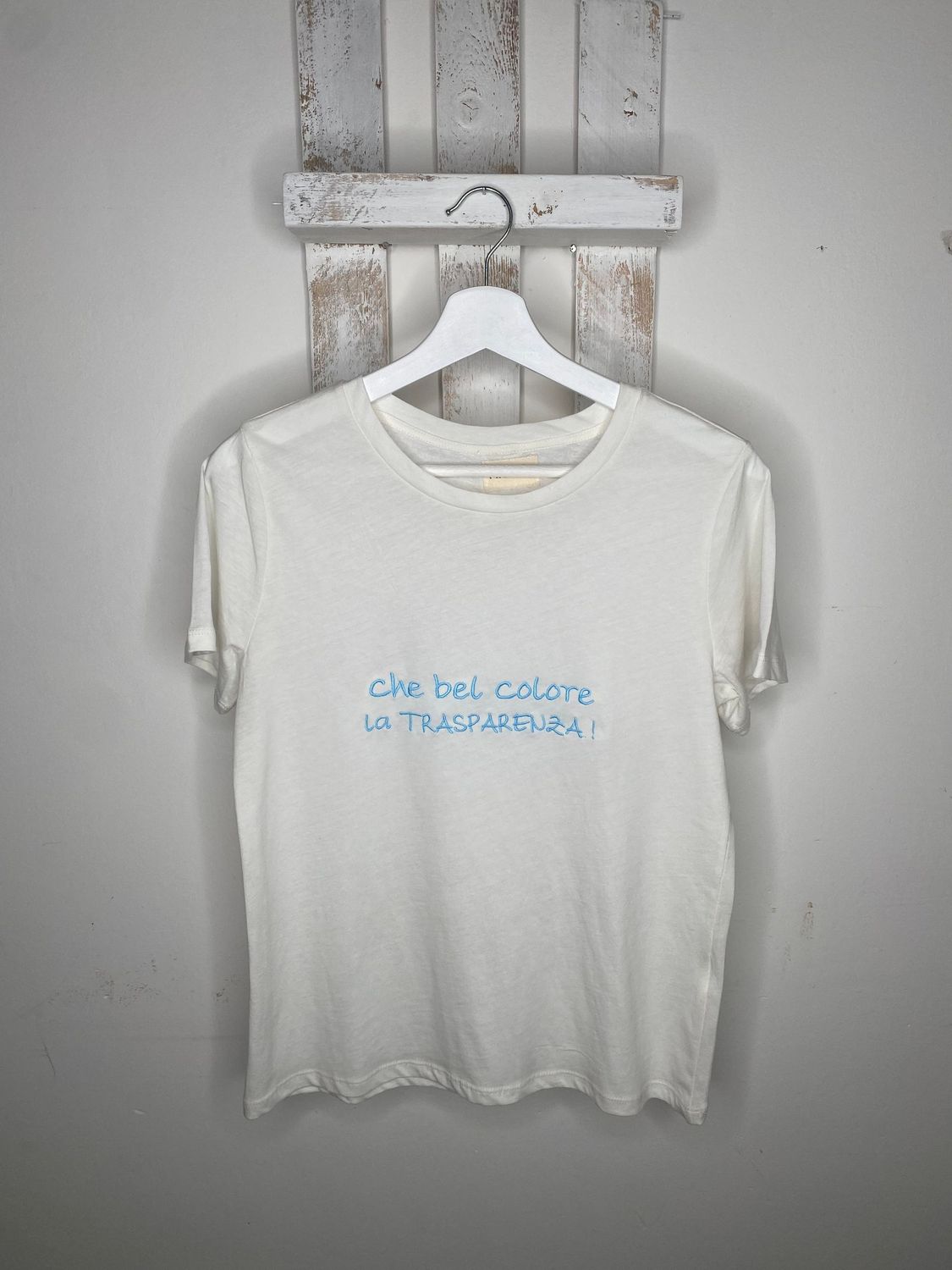 T-SHIRT COTONE PERSONALIZZATA - TRASPARENZA