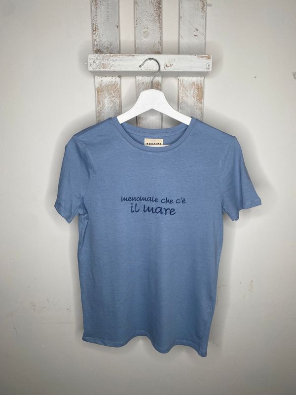 T-SHIRT COTONE PERSONALIZZATA - MENOMALE