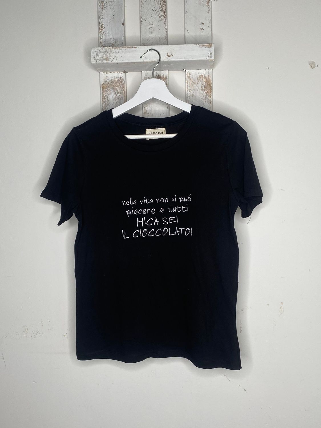 T-SHIRT COTONE PERSONALIZZATA - CIOCCOLATO