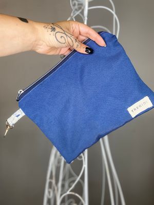 ASTUCCIO CON CERNIERA - BLU