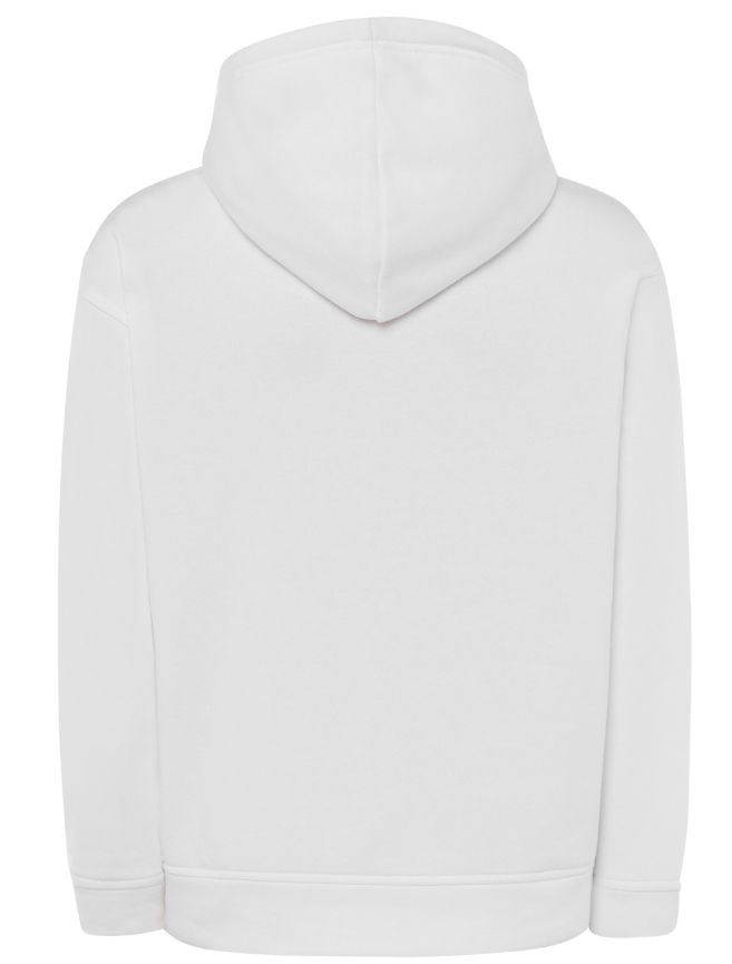 FELPA UNISEX ADULTO CON CAPPUCCIO - BIANCA