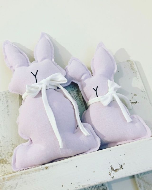 COPPIA CONIGLIETTI DA APPENDERE