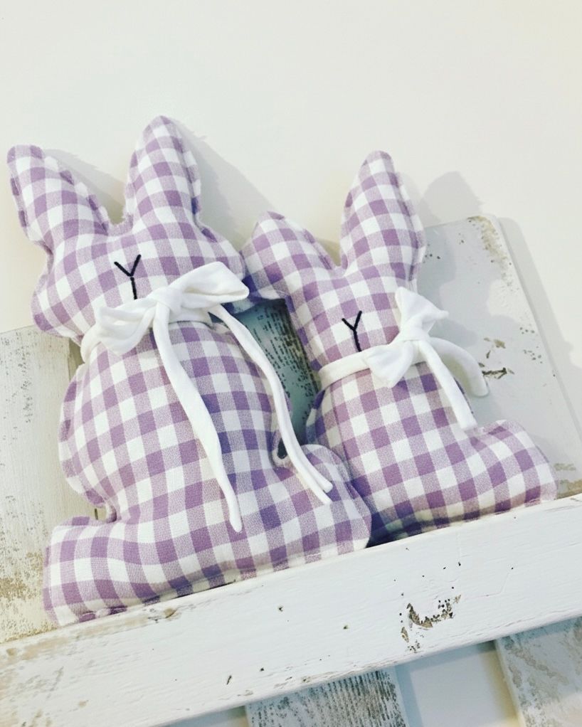 COPPIA CONIGLIETTI DA APPENDERE