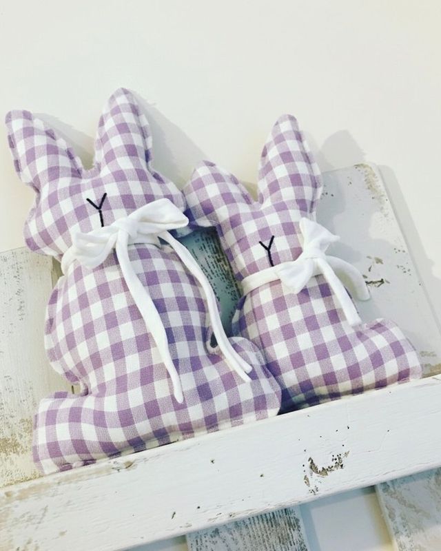 COPPIA CONIGLIETTI DA APPENDERE