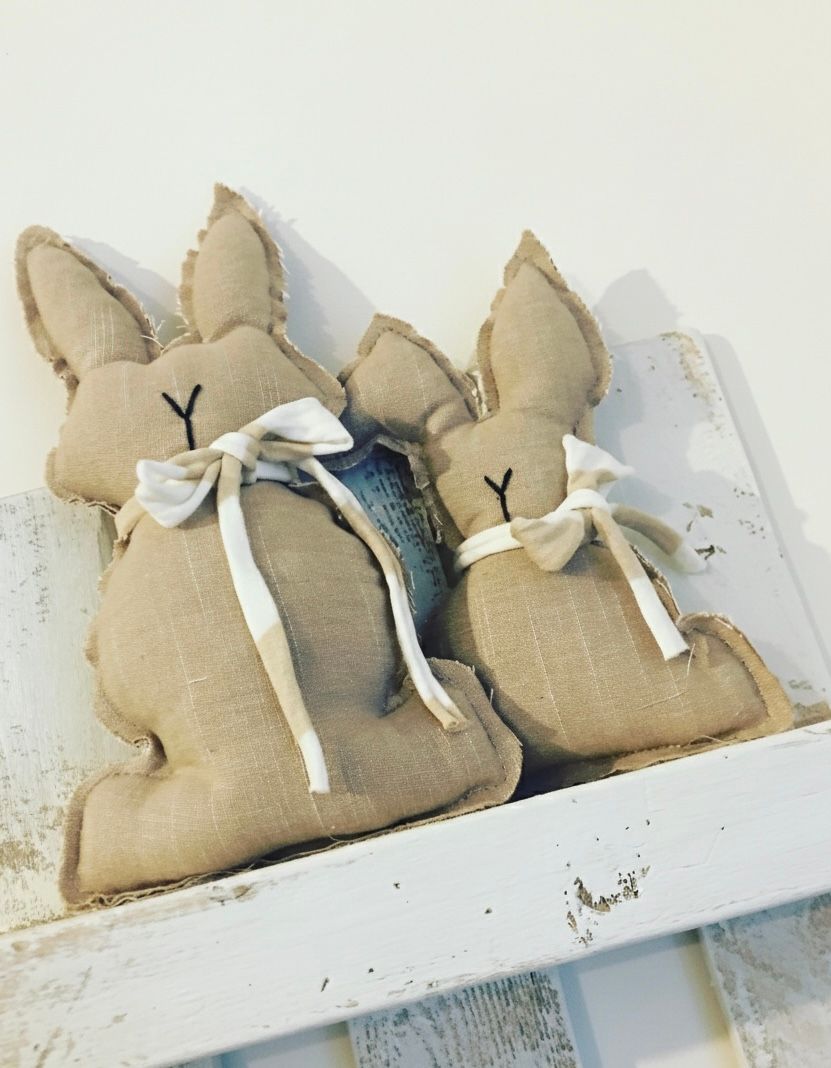 COPPIA CONIGLIETTI DA APPENDERE