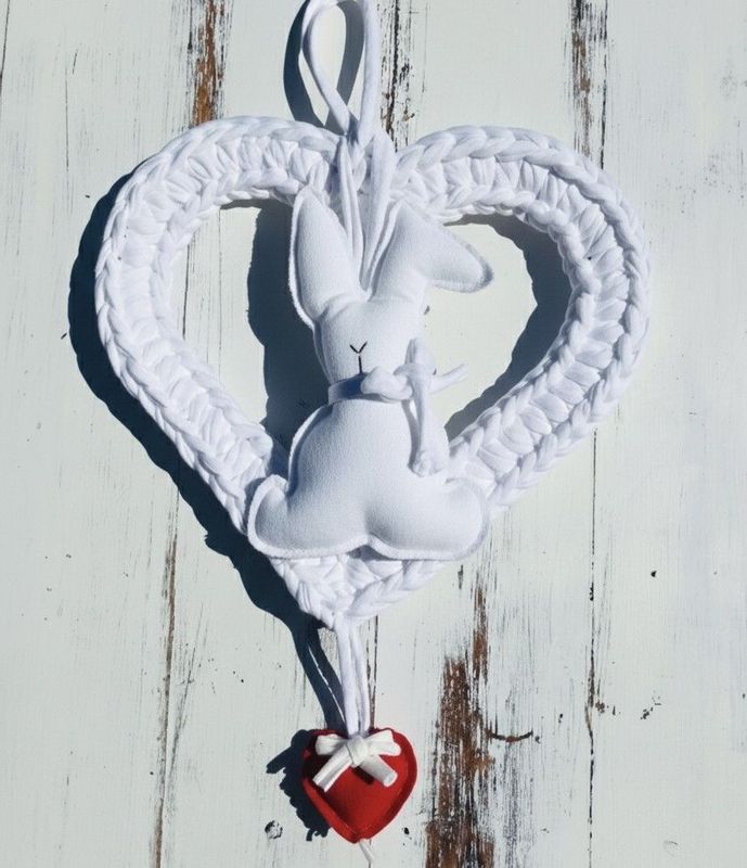 GHIRLANDA CONIGLIETTO + CUORE