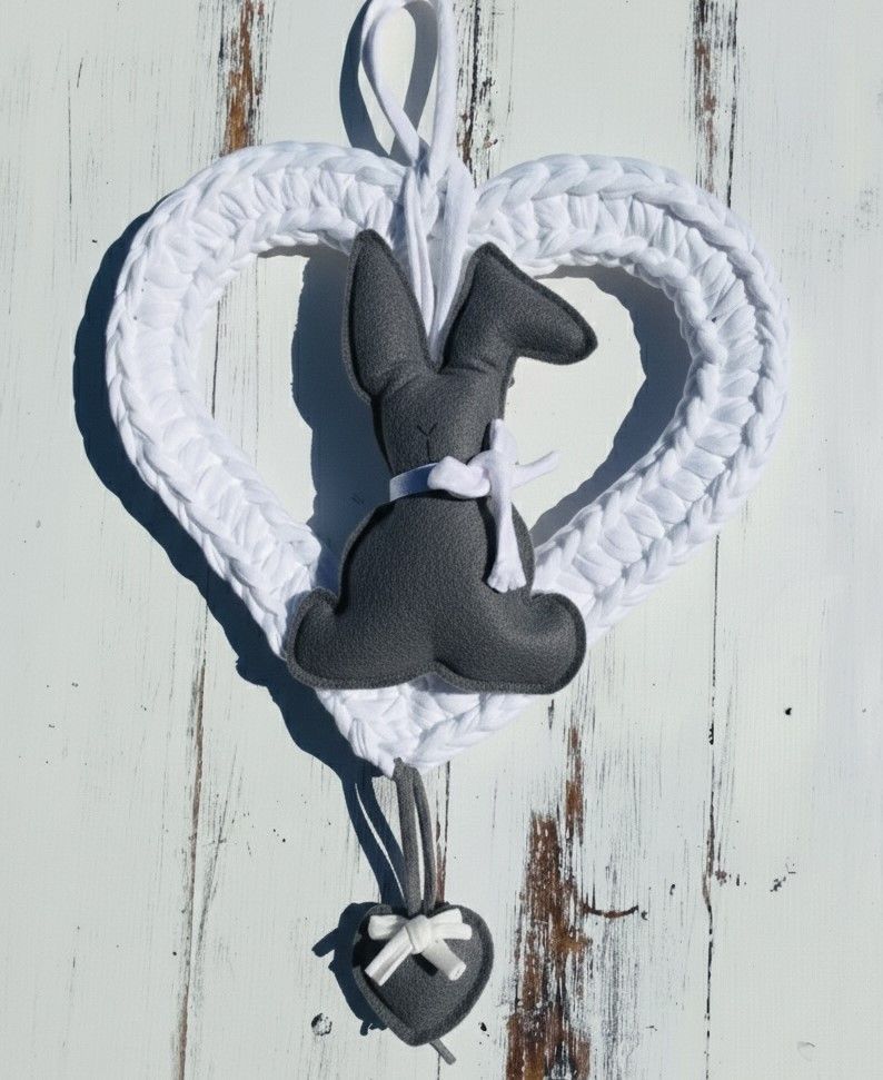 GHIRLANDA CONIGLIETTO + CUORE