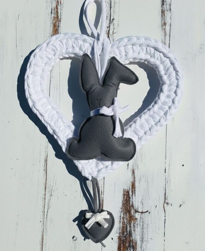 GHIRLANDA CONIGLIETTO + CUORE