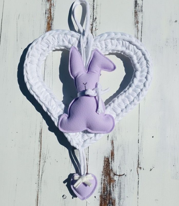 GHIRLANDA CONIGLIETTO + CUORE