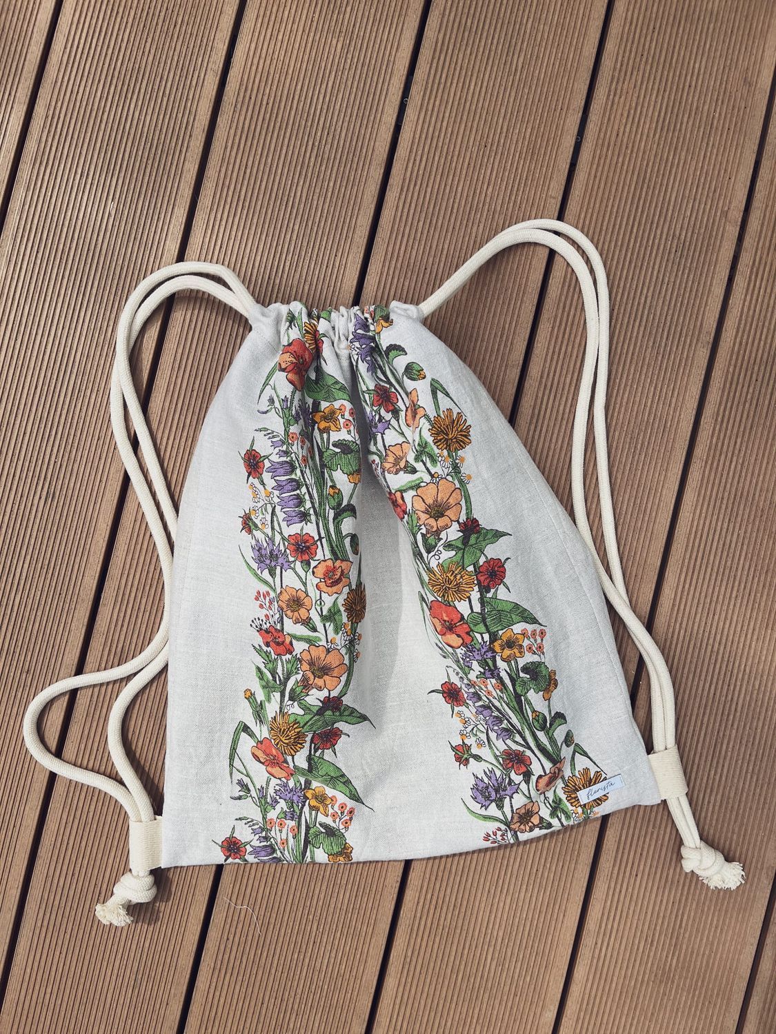 Plecak w kwiaty /SUMMER/