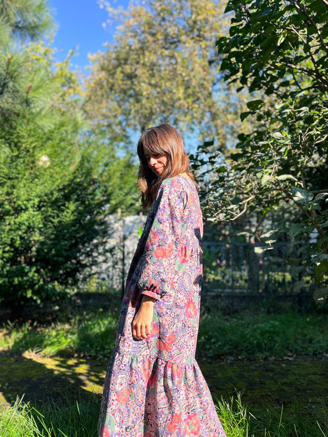 Sukienka BALOON MAXI/LILAC/