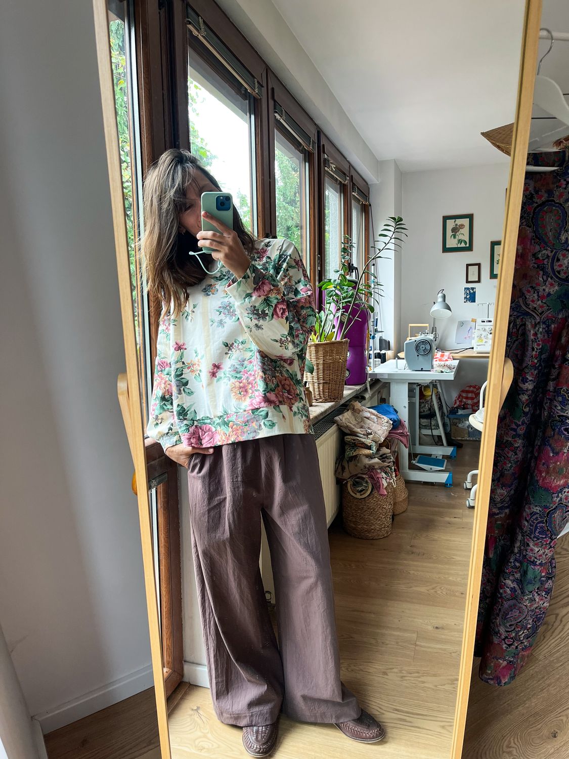 Spodnie MAYA LONG BROWNY/ 24SALE /