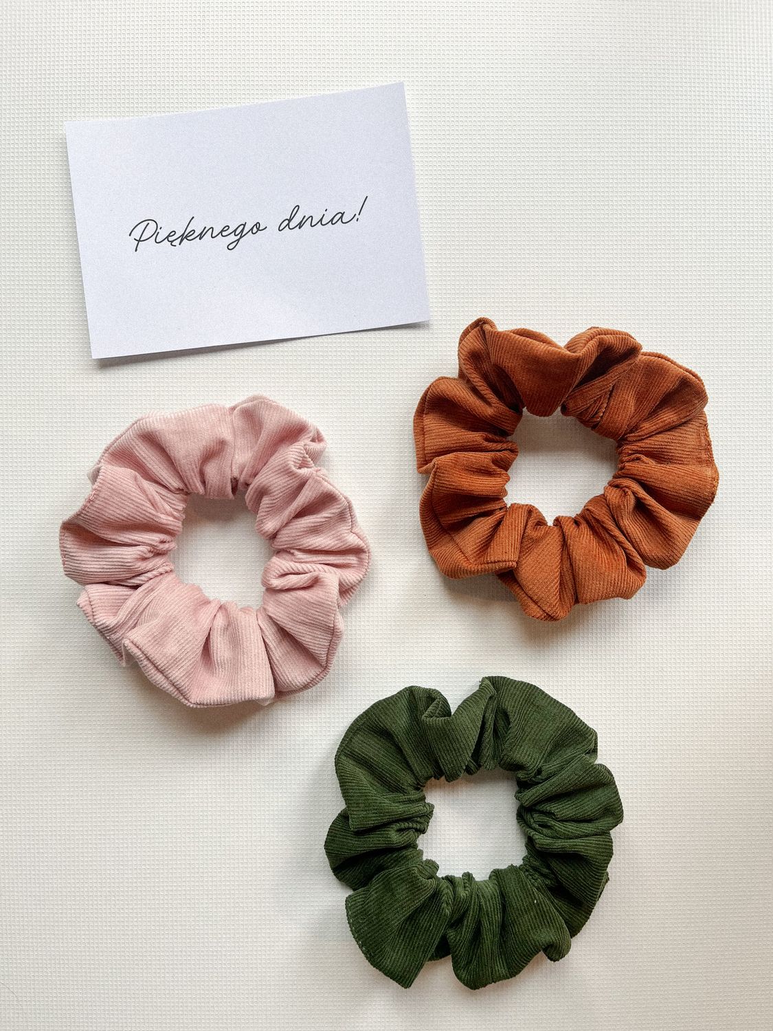 Komplet gumek do włosów /NATURE/