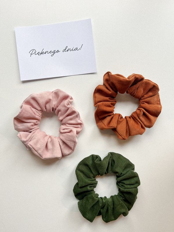 Komplet gumek do włosów /NATURE/