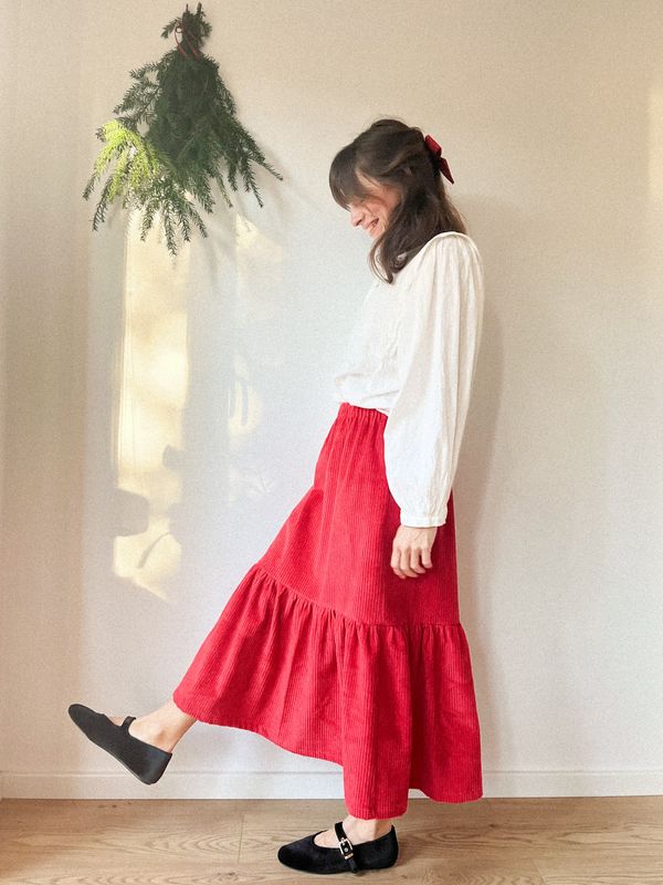 Spódnica z falbaną /APPLE/