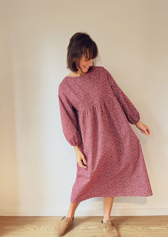 Sukienka BALOON LONG /RED/