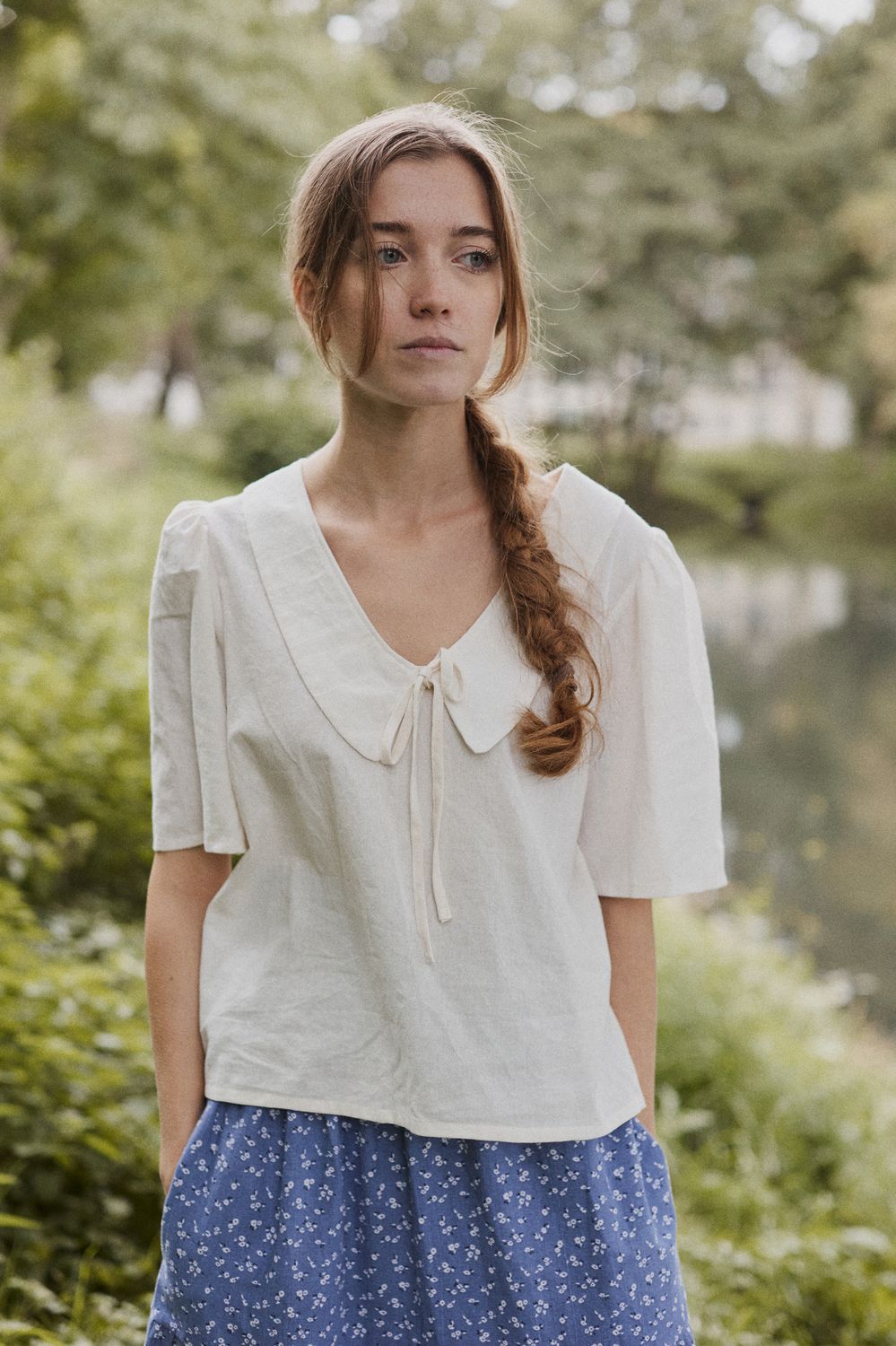 Bluzka z kołnierzykiem /VICTORIA/
