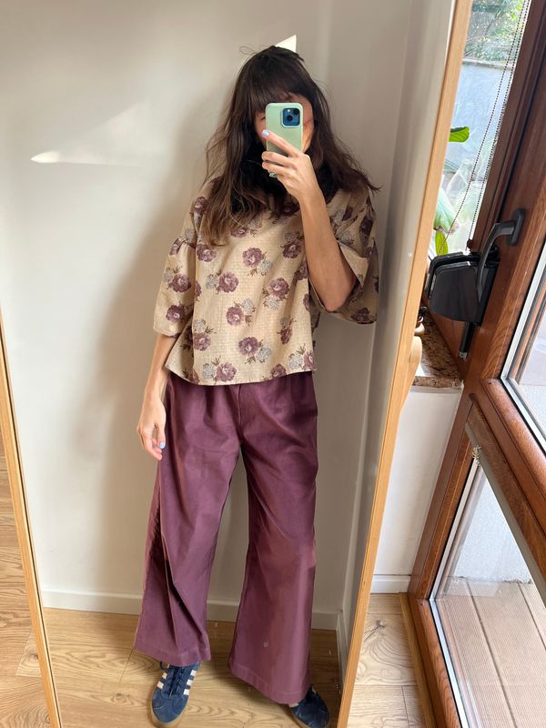 Bluzka z motylim rękawam CLEO /CAFE/