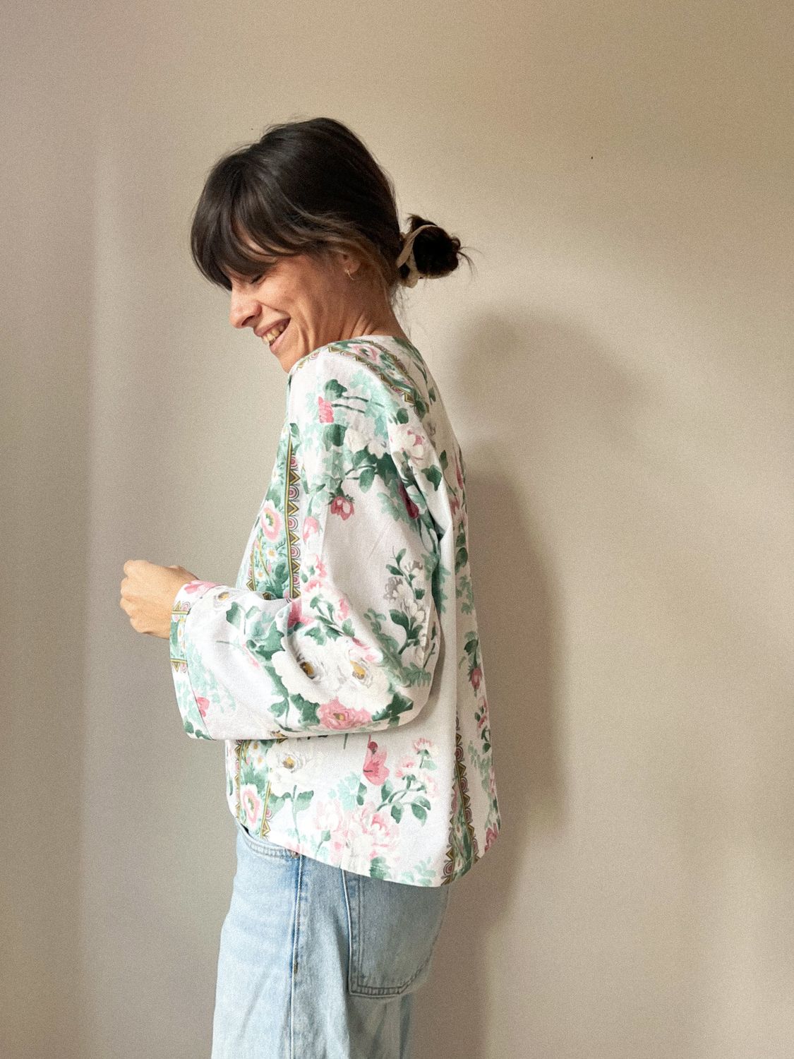 Bluzka o pudełkowym kroju ZOA /VINTAGE/