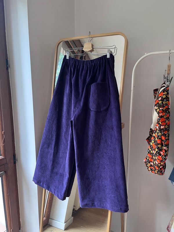 Spodnie MAYA sztruksowe /PLUM/