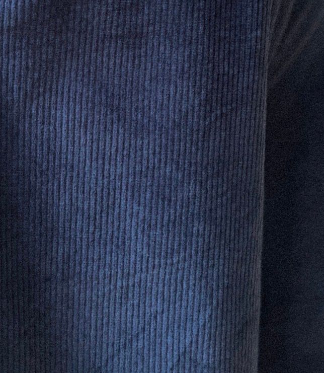 Sztruksowa mini spódniczka na zamówienie indywidualne /NAVY/