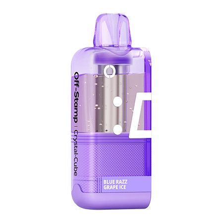 Off-Stamp X-Cube Crystal 35K Pod Blue Razz Grape Ice Single