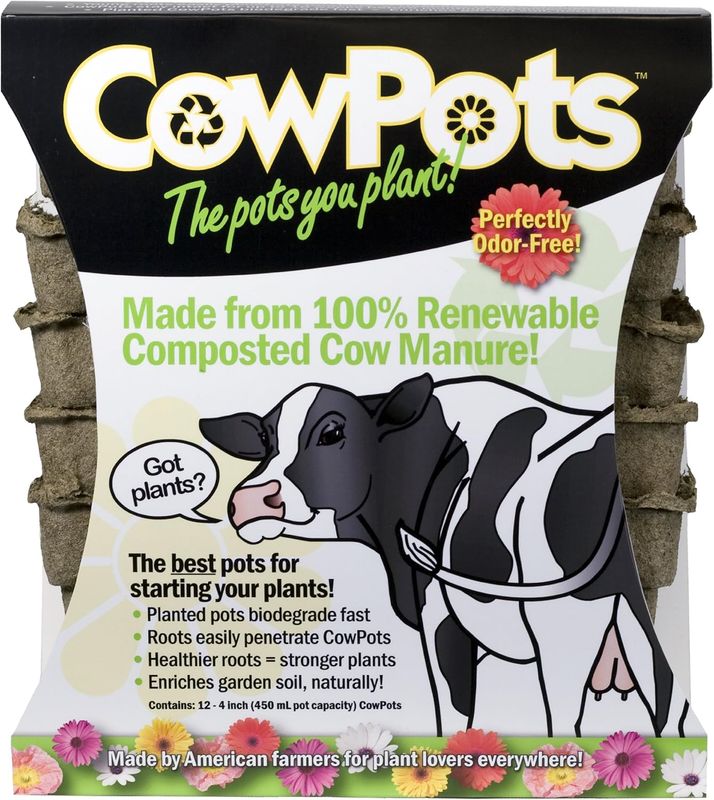 Cowpot, 4", 12-Pack,