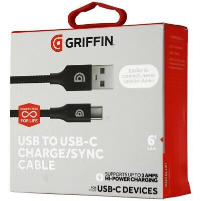 USB to USB-C Charge Sync Cable by Griffin