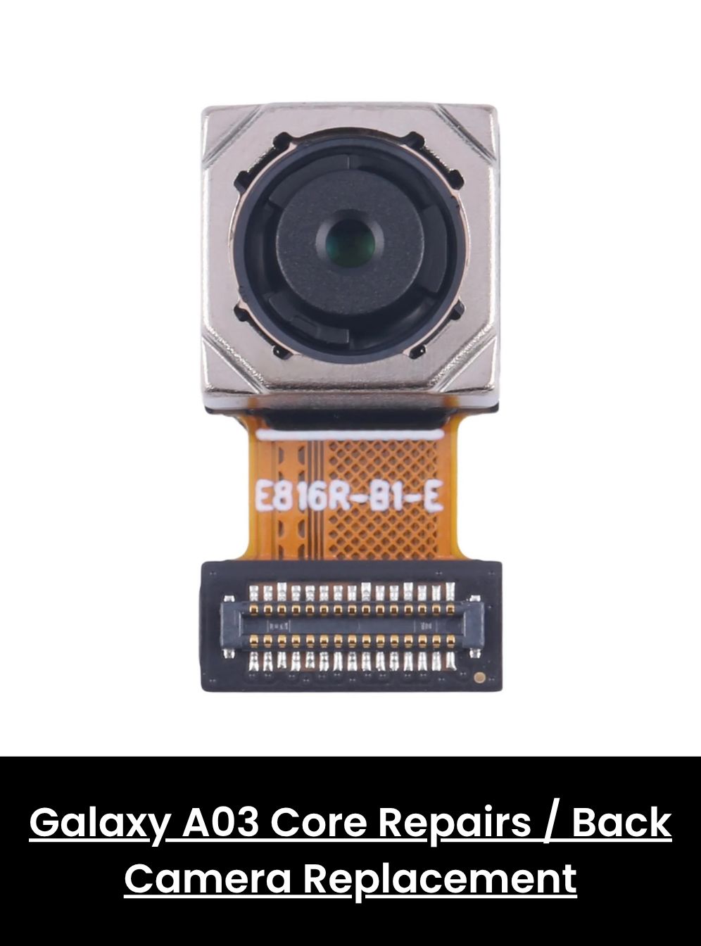 Galaxy A03 Core Repairs, Nano Repair: Back Camera Replacement