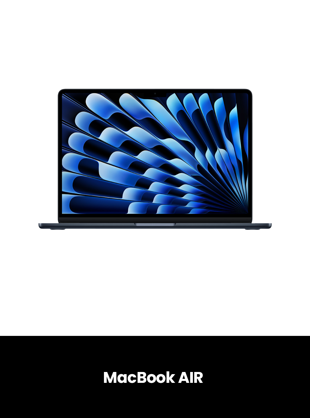 Apple Macbook Air 15&quot; M2 - 512GB - Space Grey (Brand New ), Colour: Midnight, Size: 256 GB