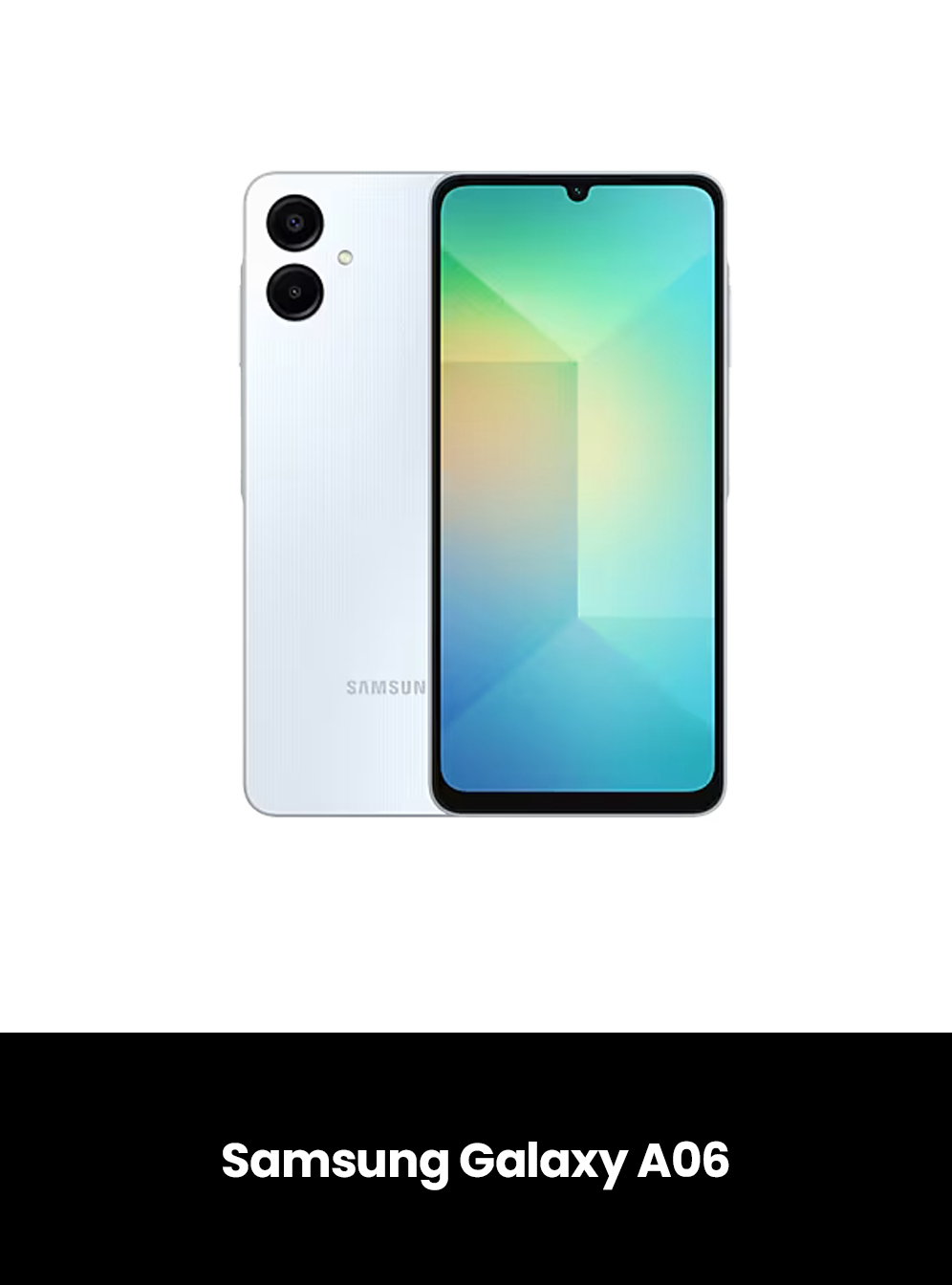 Samsung A06 Brand New, Colour: Light Blue, Storage: 64GB