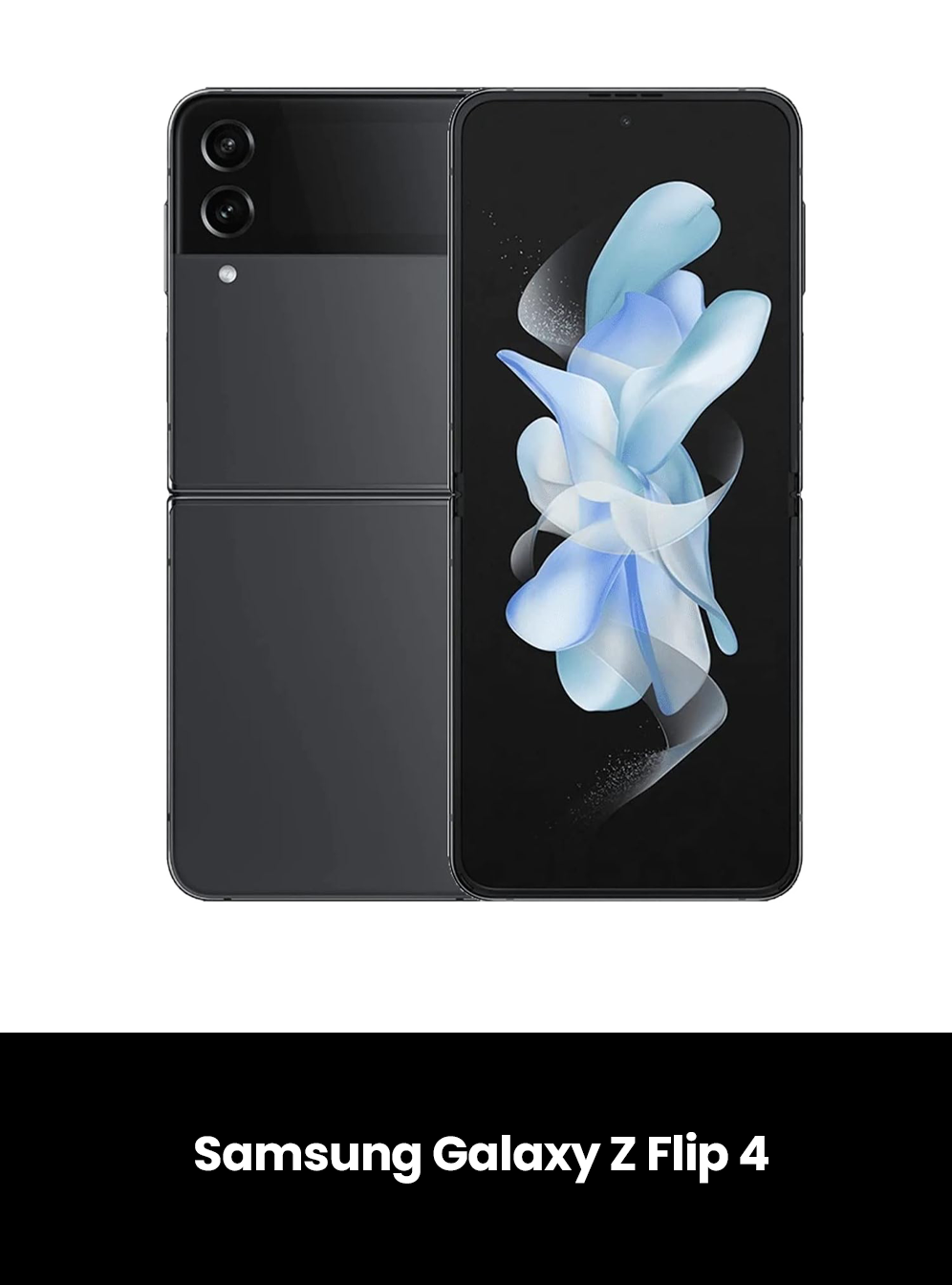 Samsung Glaxy Z-Flip 4 Nano Approved, Colour: Black, Storage: 256GB