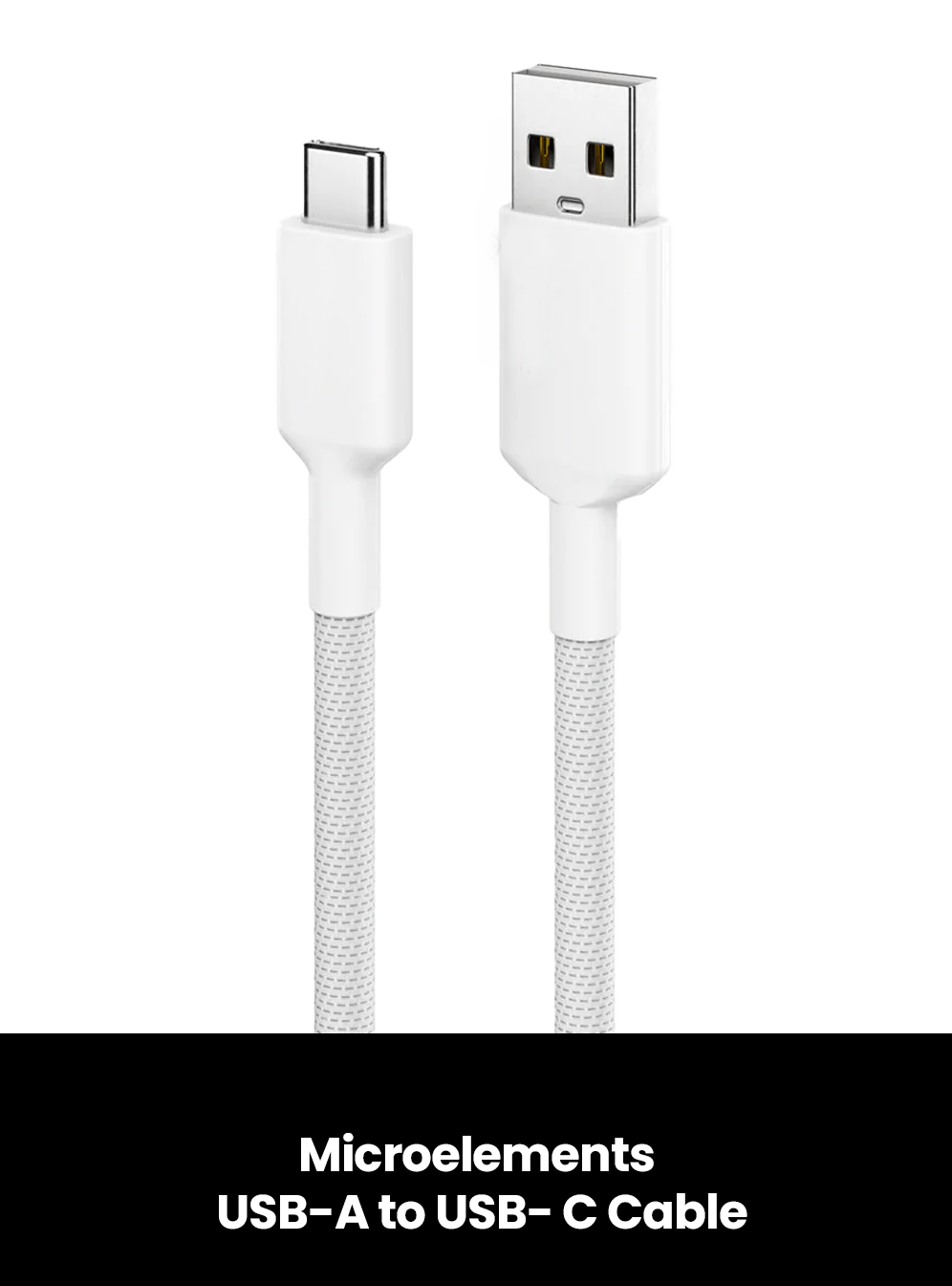 Microelements USB-A to USB- C Cable