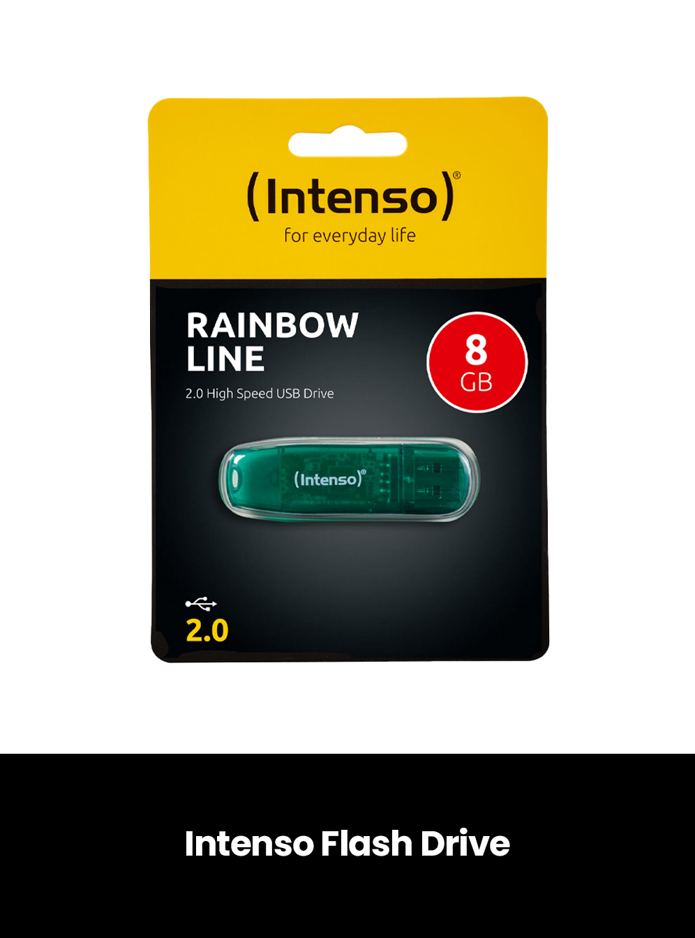 Intenso Flash Drive, Size: 8GB