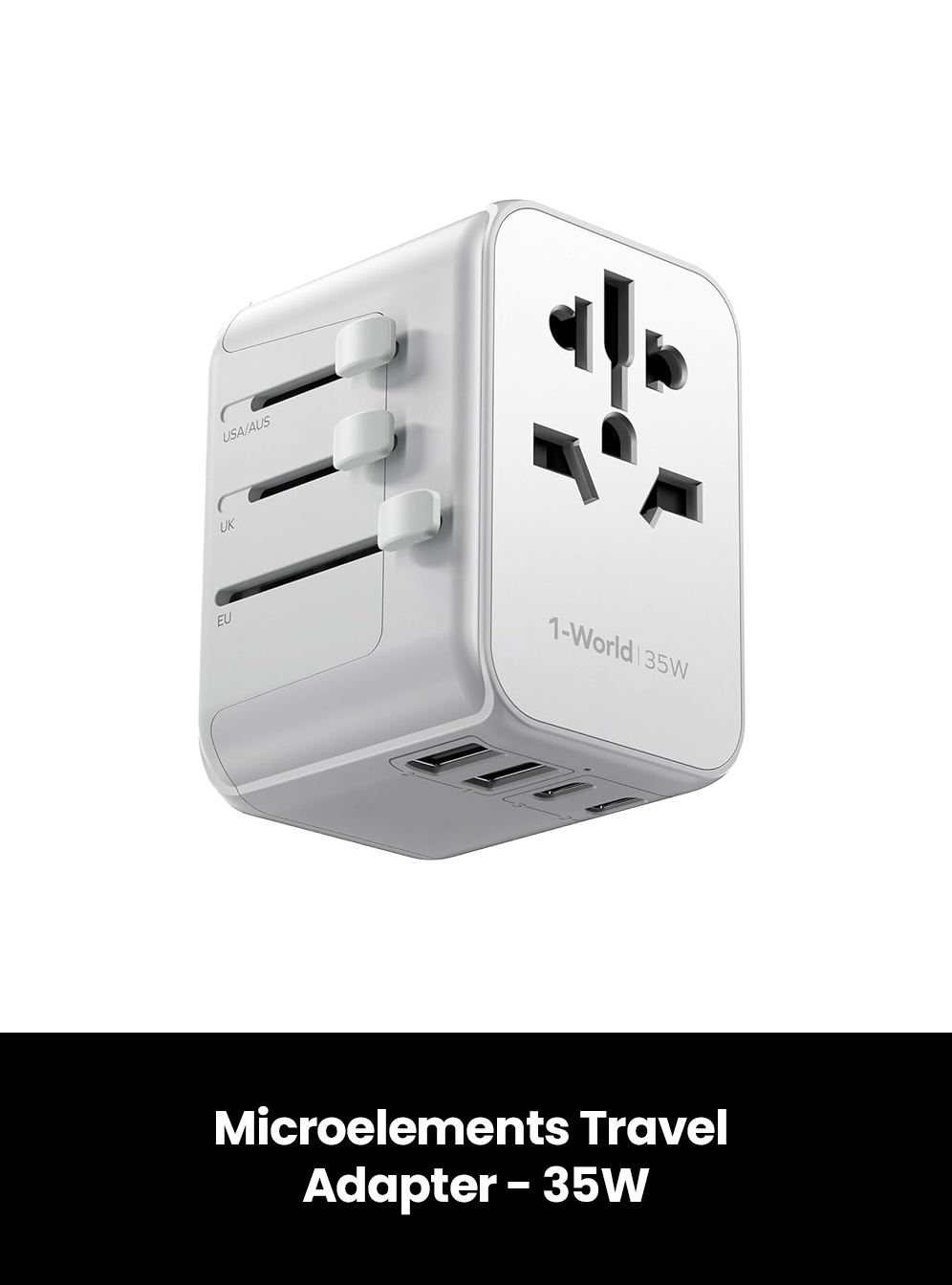 Microelements UK Travel Adapter PD 35W
