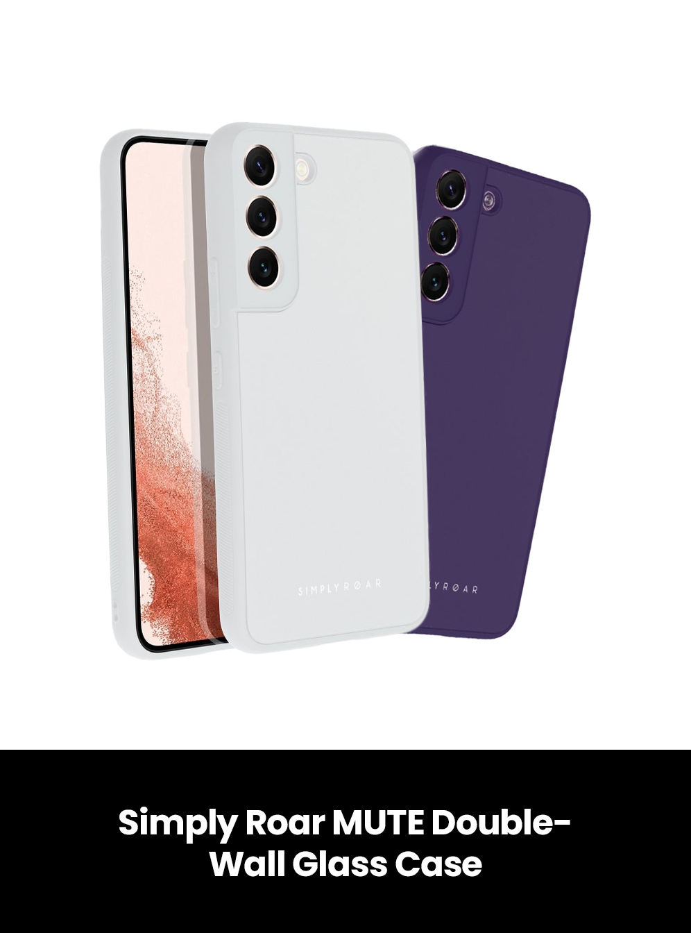 Simply Roar MUTE Double-Wall Glass Case- Samsung