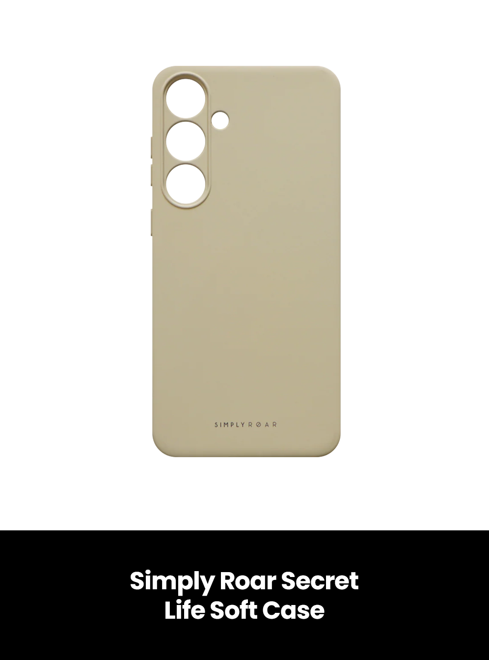 Simply Roar Secret Life Soft Case - Samsung, Color: Beige, Size: Samsung Galaxy S22