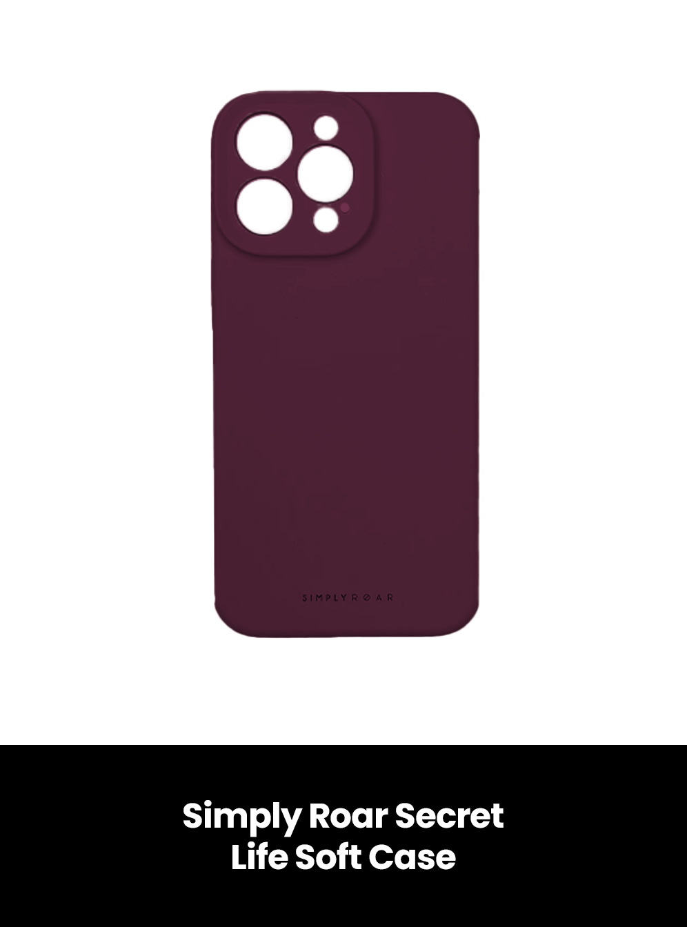 Simply Roar Secret Life Soft Case - iPhone, Color: Wine Red, Size: Apple iPhone 14 Pro