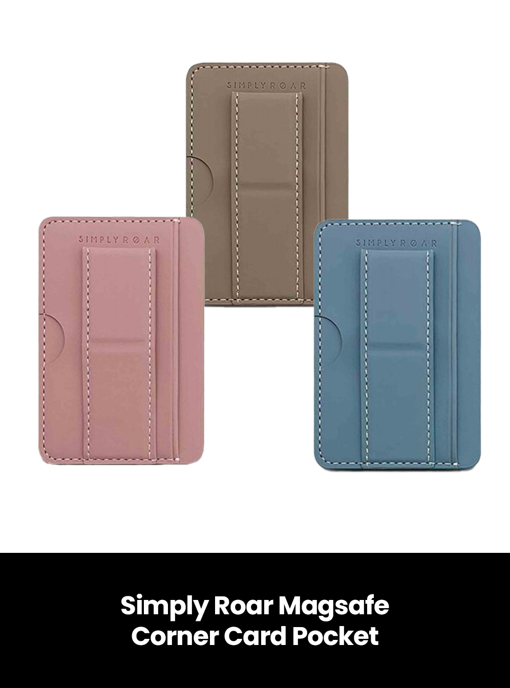 Simply Roar Magsafe Corner Card Pocket