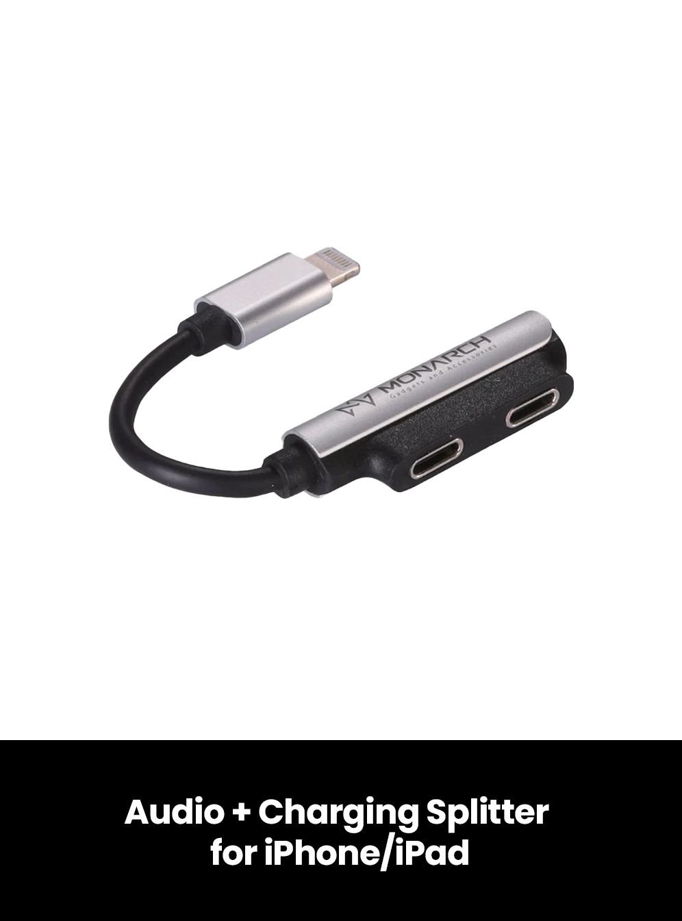 Audio + Charging Splitter for iPh/iPD