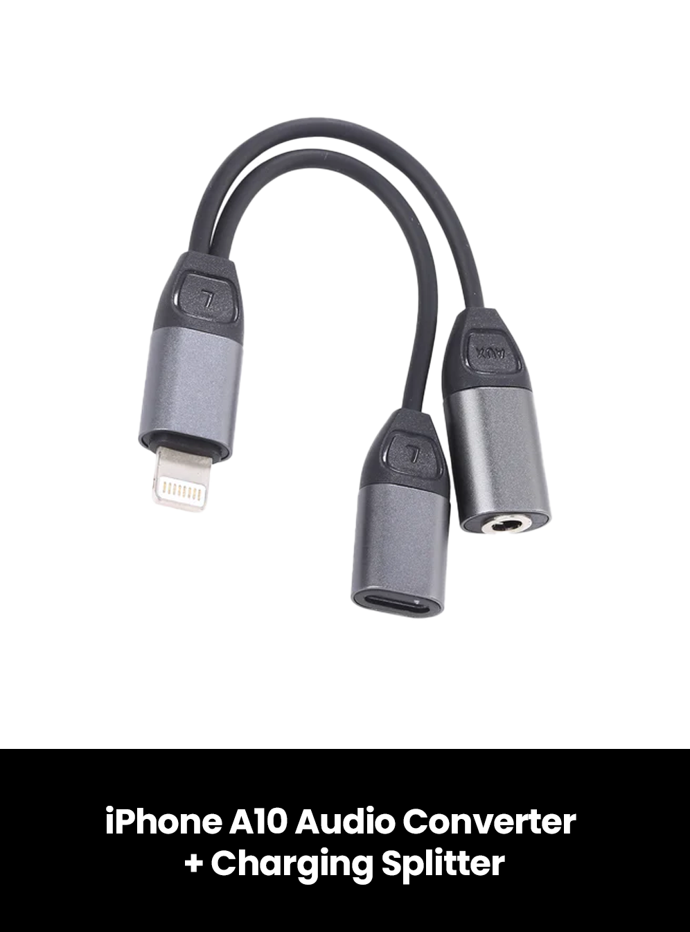Monarch iPhone A10 Audio Converter + Charging Splitter