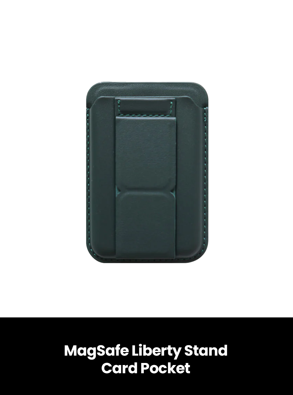 MagSafe Liberty Stand Card Pocket, Colour: Deep Green