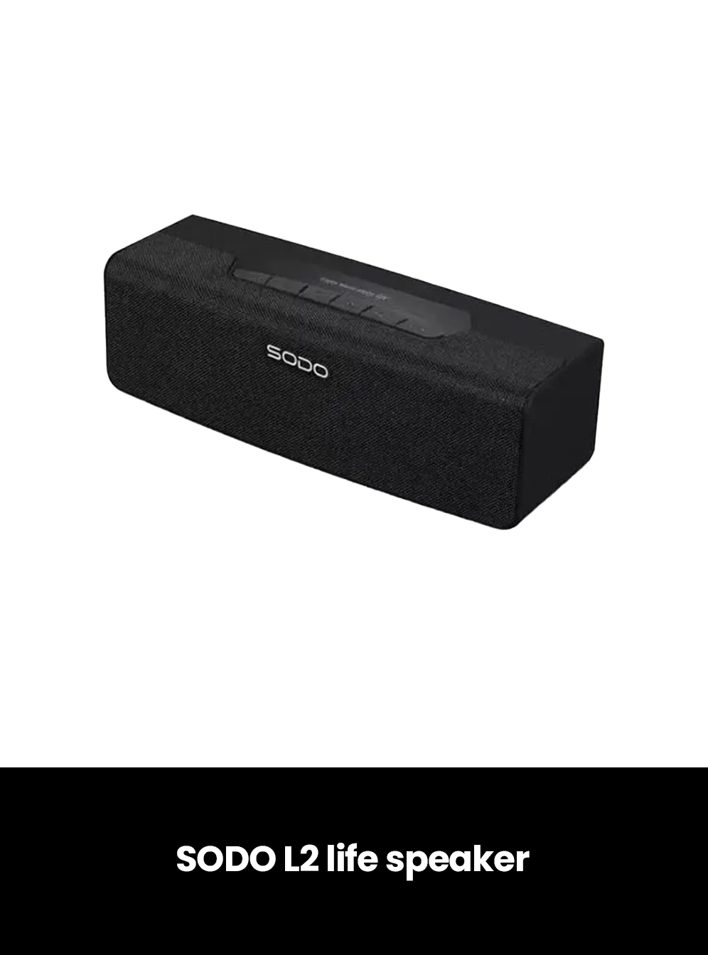 SODO L2 life speaker, Colour: Black