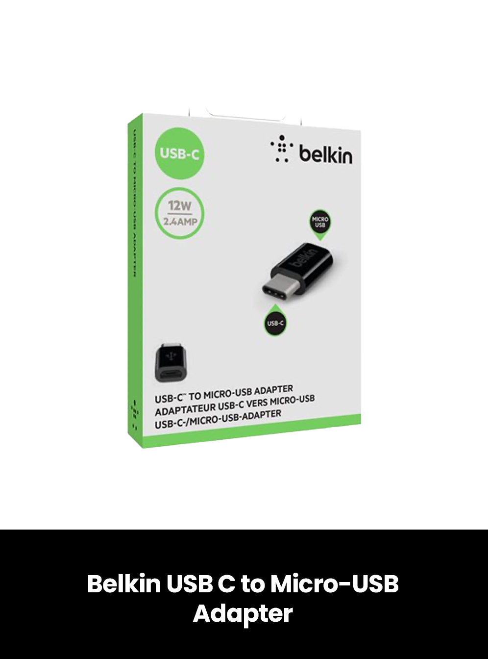 Belkin USB C to Micro-USB Adapter